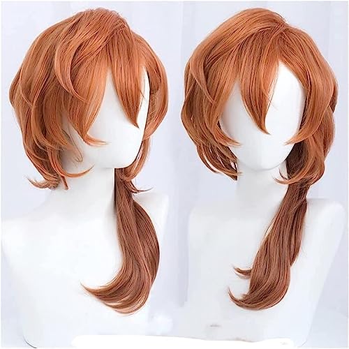 Wig Anime Cosplay Anime Chuya Nakahara Chuuya Peruka Cosplay Bungo Stray Dogs Hitze Rollenspiel Perücken von HOWGARI