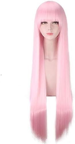 Wig Anime Cosplay Anime DARLING In The FRANXX 02 Zero Two Perücke Cosplay Kostüm CODE 002 Frauen Lange Rosa Haare Halloween Party Perücken + Perückenkappe von HOWGARI