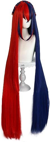 Wig Anime Cosplay Anime Fire Emblem Engage Alear Cosplay Perücke Lange Gerade Blaue Und Rote Männer Perücken Hitzebeständige Spiel Männliche Kopfbedeckung + Perückenkappe Wig Anime Cosplay Anime Fire Emblem Engage Alear Cosplay Perücke Lange Gerade Blaue Und Rote Männer Perücken Hitzebeständige Spiel Männliche Kopfbedeckung + Perückenkappe von HOWGARI
