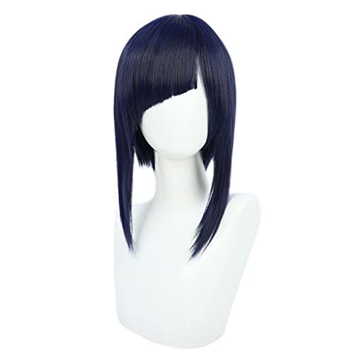 Wig Anime Cosplay Anime Perücke for Akiba Maid War Ranko Männer Cosplay Perücke, kurze blaue Perücke, Kostüm-Halloween-Perücke, for Halloween, Kostümparty, Anime-Show, Cosplay-Event, Konzerte von HOWGARI