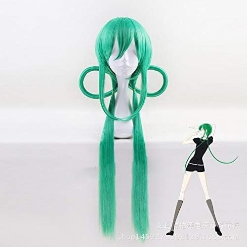 Wig Anime Cosplay Land der glänzenden Houseki No Kuni Jadegrün gerade Kunsthaar Cosplay Halloween Karneval Perücke for Frauen von HOWGARI