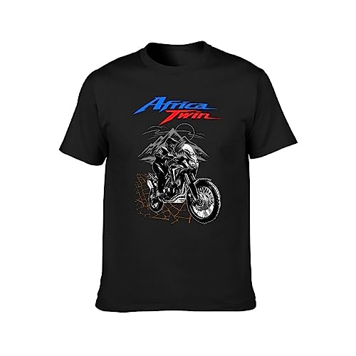 Africa Twin CRF1000l Mens Black T-Shirt 3XL von HObiba