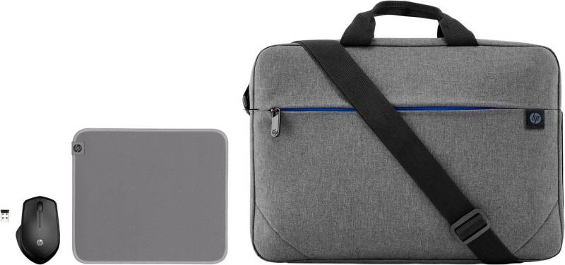 HP Laptoptasche Notebook-Zubehör Set 15,6”, bestehend aus Tasche, Maus und Mauspad von HP