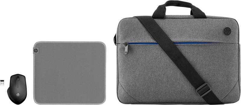 HP Laptoptasche Notebook-Zubehör Set 17,3”, bestehend aus Tasche, Maus und Mauspad von HP