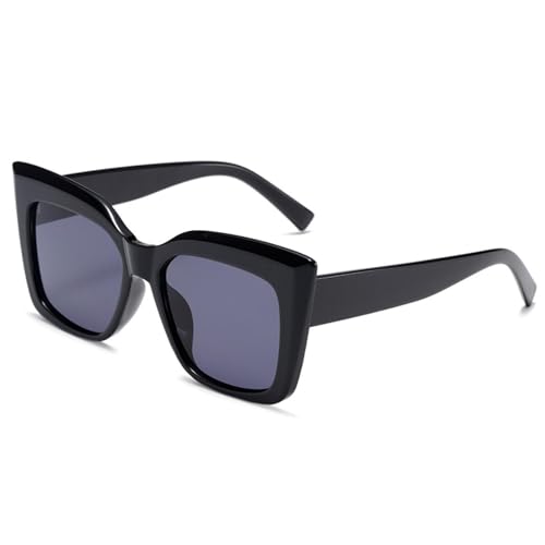 HPIRME Luxus Retro Brille Damen Sonnenbrille Vintage Lady Oversized (C10) von HPIRME