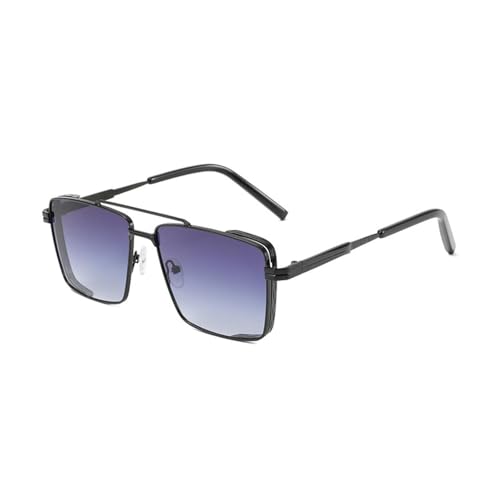 HPIRME Metallbrille mit großem Rahmen für Herren und Damen, modische Sonnenbrille für draußen (C3) von HPIRME