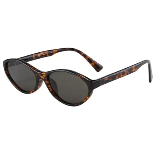 HPIRME Polarisierte Herren-Brille im ovalen Design mit UV400-Schutz (Blumengrau, polarisiert) von HPIRME