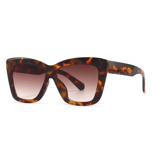 HPIRME Retro Fashion Street Fotobrille Damen (Kaffee) von HPIRME