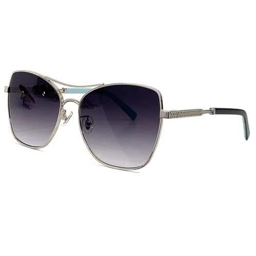 HPIRME Sonnenbrille, einteiliger Metallrahmen, bunt, große Gläser, Outdoor-Sonnenbrillen für Damen, 4, Einheitsgröße von HPIRME