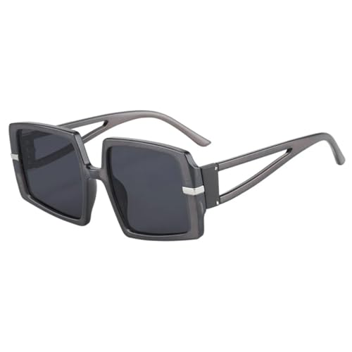 HPIRME Stil Brille Damen Vintage UV-Schutz Herren Damen (Grau Grau) von HPIRME
