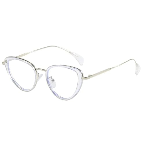 HPIRME Stil Frau Brille Form Outdoor Damen (Transparent Silber) von HPIRME