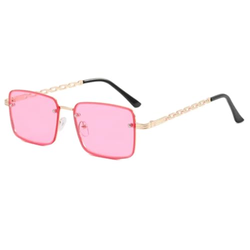 HPIRME Stil Randlose Brille für Männer Form Kette Bein Outdoor Weiblich (Pink) von HPIRME