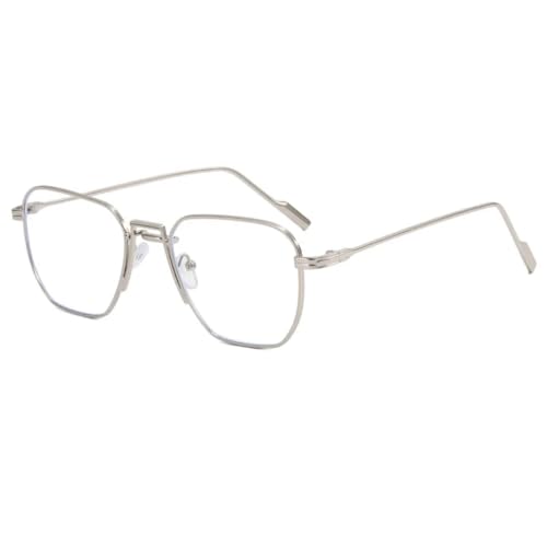 HPIRME Stilvolle Brille für Frauen, Form, UV-Schutz für Frauen beim Autofahren (Silber) von HPIRME