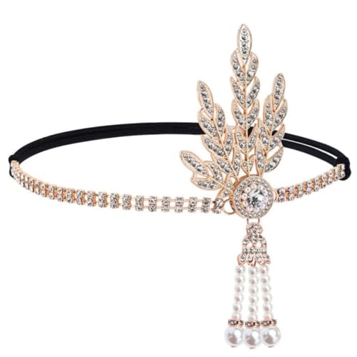 20er Jahre Haarschmuck 1920er Stirnband Great Gatsby Zubehör Brüllender Fascinator Kopfschmuck Damen Gatsby Kopfbedeckung Charleston Vintage Thematische Party Kostüm Goldene Blätter 20er Jahre Haarschmuck 1920er Stirnband Great Gatsby Zubehör Brüllender Fascinator Kopfschmuck Damen Gatsby Kopfbedeckung Charleston Vintage Thematische Party Kostüm Goldene Blätter von HPMAISON