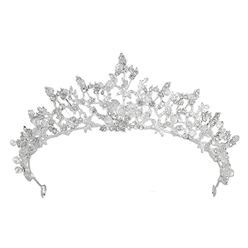 krone brautkrone Diadem Kristall geburtstag tiara haarschmuck frau mädchen haarschmuck junggesellinnenabschied prinzessin kostüm haarschmuck hochzeit braut geschenk Weihnachten Abschlussball von HPMAISON