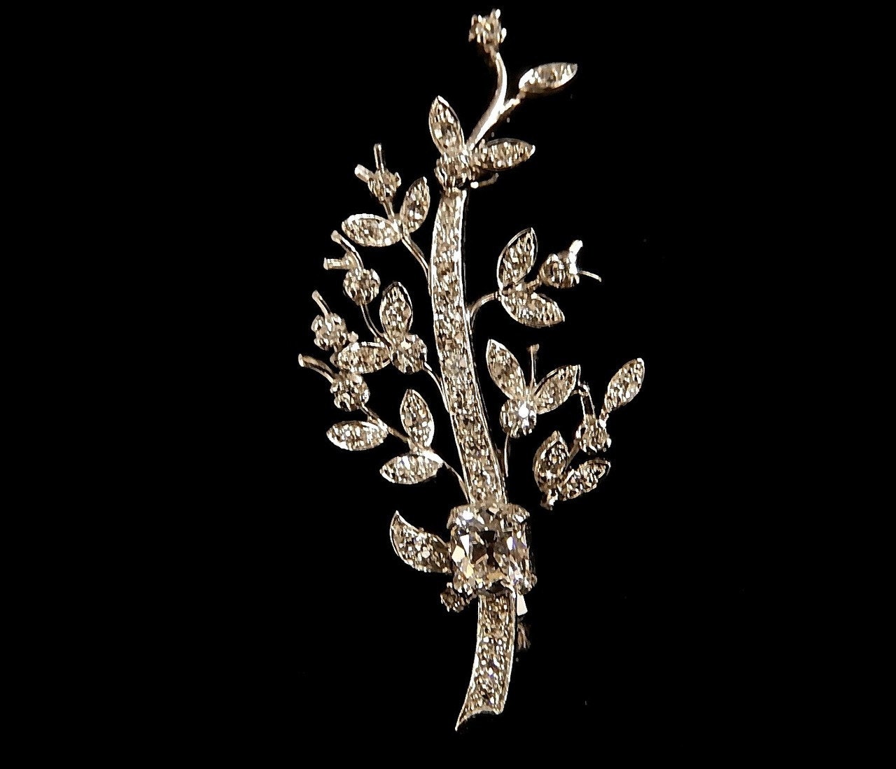 Diamant Brosche 6796Dg438 von HPSJEWELERS