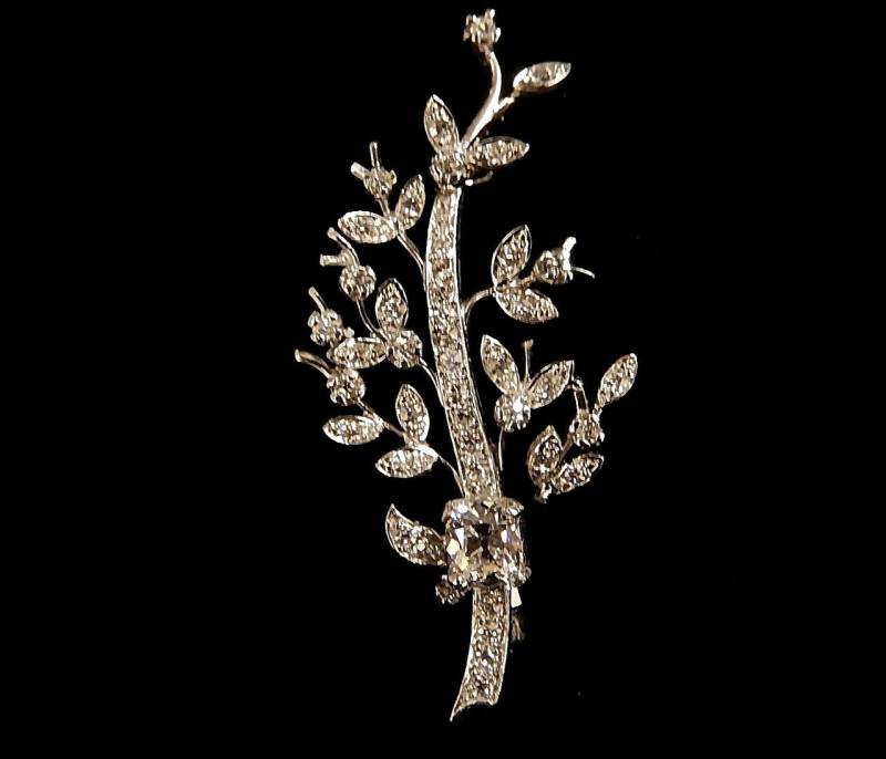 Diamant Brosche 6796Dg438 von HPSJEWELERS