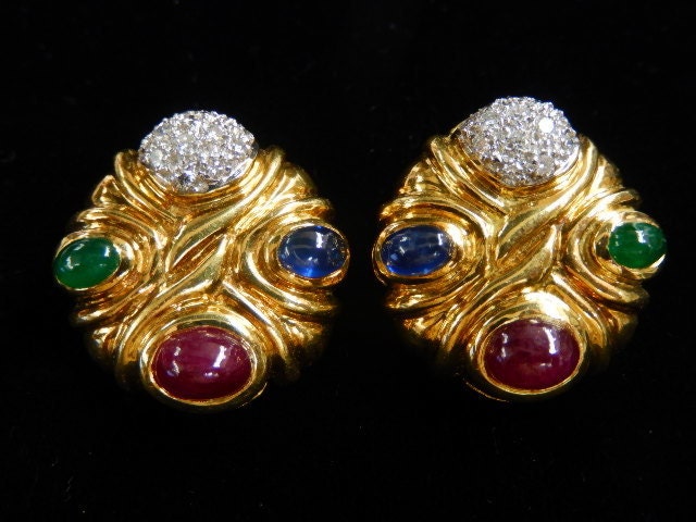 Diamant-Edelstein-Ohrringe 3994Ja4466 von HPSJEWELERS