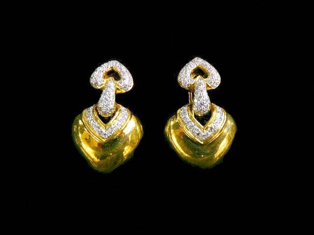 Diamant Herz Ohrringe - 1067Bb236 von HPSJEWELERS