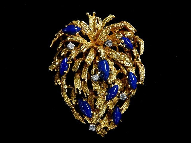 Diamant Lapis Brosche 5785B3225 von HPSJEWELERS