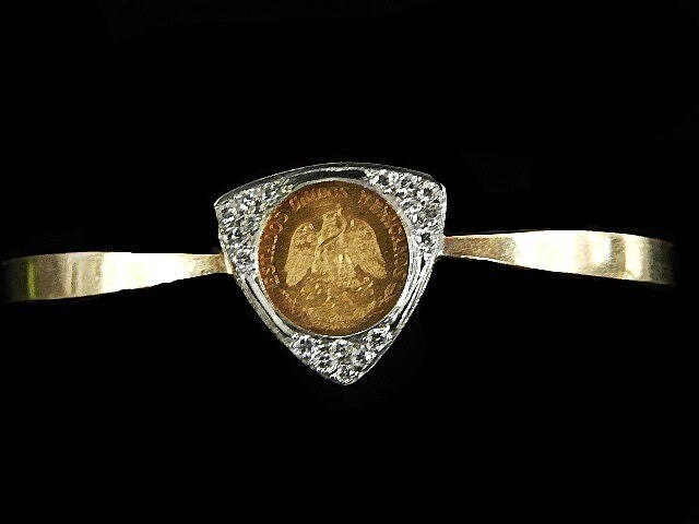 Diamant-Münzenarmband 2714Wh951 von HPSJEWELERS