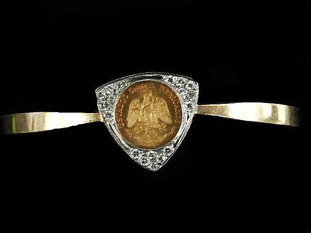 Diamant-Münzenarmband 2714Wh951 von HPSJEWELERS