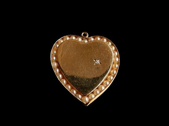 Diamant Perle Herz 6281Dg315 von HPSJEWELERS