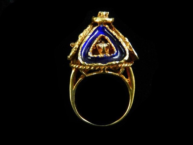 Diamant Pyramide Ring -5029Tt304 von HPSJEWELERS