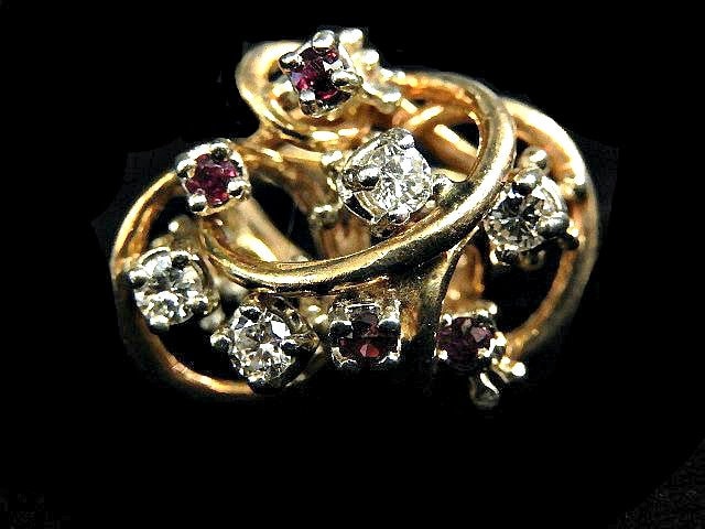 Diamant Rubin Ring - 3708Ja2778 von HPSJEWELERS