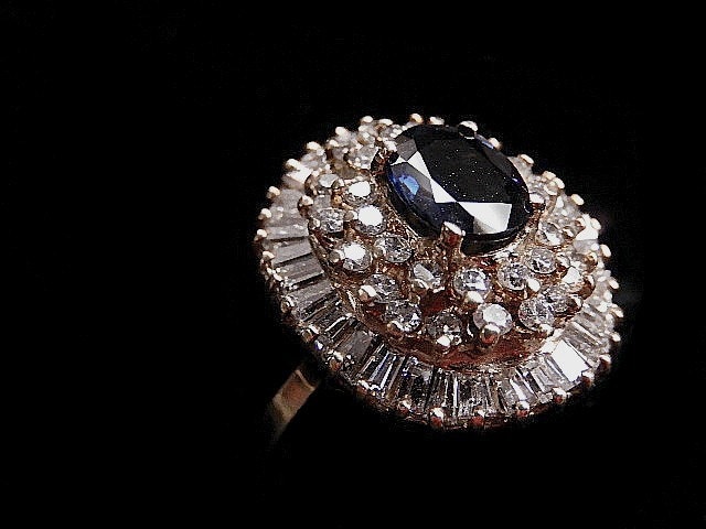 Diamant-Saphir-Ring-1148Ja2509A von HPSJEWELERS