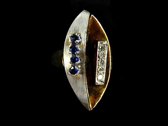 Diamant-Saphir-Ring 5234Tt454 von HPSJEWELERS