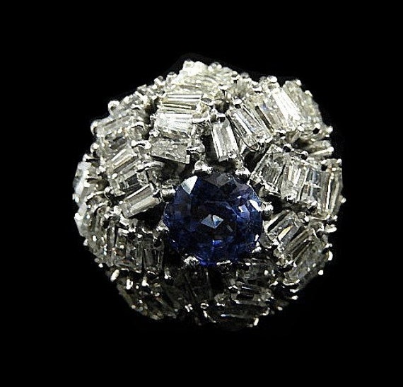 Diamant~Tansanit Ring 6736B547 von HPSJEWELERS