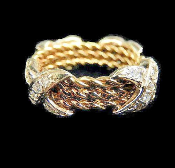 Diamant X Ring-3409Ja4184 von HPSJEWELERS