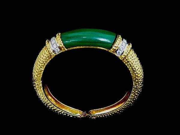 Malachit - Diamant Armreif 5584B3427 von HPSJEWELERS