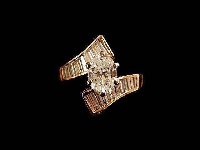 Ovaler Verlobungsring 6643Oc155 von HPSJEWELERS