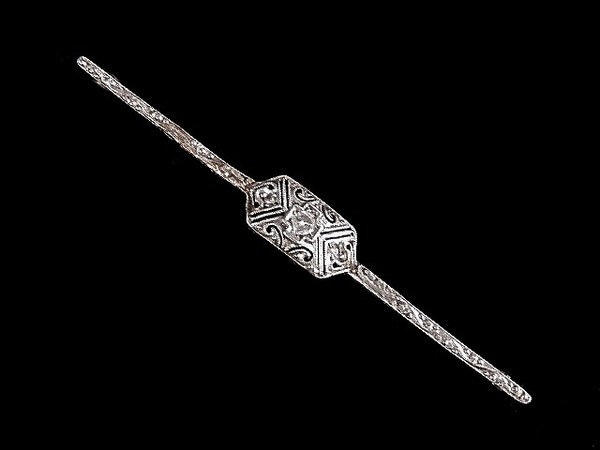 Platin Diamant Pin - 2537Ja4234 von HPSJEWELERS