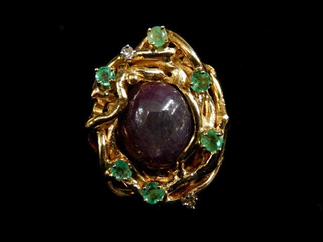 Rubin Stern Ring 6634Tt von HPSJEWELERS