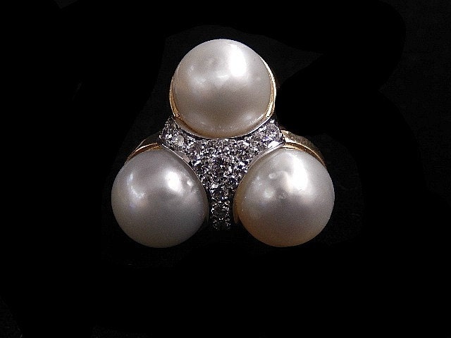 Südseeperle Ring 2085Ja4058 von HPSJEWELERS