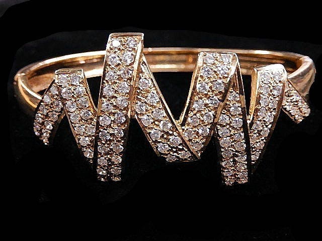 Zickzack Diamant Armreif #2150 von HPSJEWELERS