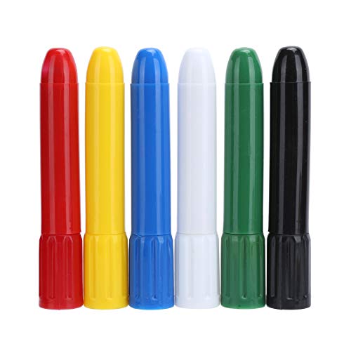 6pcs Box -Gesichtsbemalung Vergewöhnliche Buntstifte Waschbares Gesichtsbemalung Buntstifte für Kinder von HPZIHUIT