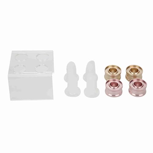 DIY Lippenstift Silikonform hausgemachter Balsam Lippenmorm Circle Crafts Tool Kit Professionelle umweltfreundliche Lippenstift für Frauen mit verschiedenen Formen (Vier-Loch-Halterung) von HPZIHUIT
