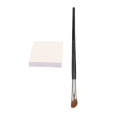 Make -up -Palette Papier Nasenpinsel Set Sichel geformte Doppelseiten verwenden Nasenbürbchennagel Malvorlagen von HPZIHUIT