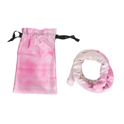 Spiral Lock Hair Tie Dreadlocks Hair Tie Ponytail Holder Tie Dye Pink Bendable and Portable for various occasions von HPZIHUIT
