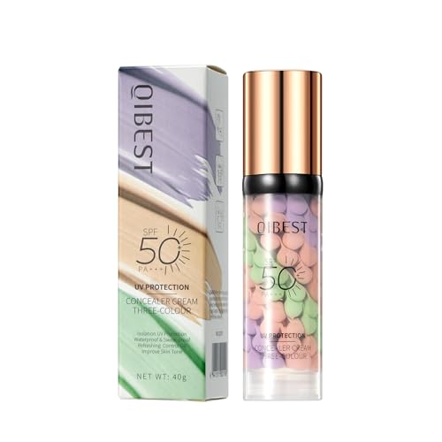 3-in-1 Face Primer with SPF 50 – Colour Corrector & Pore Minimiser, Long-Lasting Hydrating Primer for Smoother Skin, Oil Control & Tone Correction Makeup Base 3-in-1 Face Primer with SPF 50 – Colour Corrector & Pore Minimiser, Long-Lasting Hydrating Primer for Smoother Skin, Oil Control & Tone Correction Makeup Base von HQDA