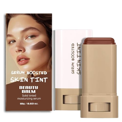 Beauty Balm Serum Boosted Skin Tint – Hydrating Tinted Moisturizer Foundation Stick, Portabl Moisturizing Contour Stick for Face Makeup (Colour, # 01) von HQDA