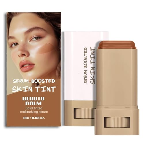 Beauty Balm Serum Boosted Skin Tint – Hydrating Tinted Moisturizer Foundation Stick, Portabl Moisturizing Contour Stick for Face Makeup (Colour, # 03) von HQDA