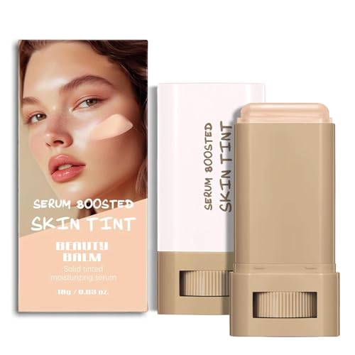 Beauty Balm Serum Boosted Skin Tint – Hydrating Tinted Moisturizer Foundation Stick, Portabl Moisturizing Contour Stick for Face Makeup (Colour, # 04) von HQDA