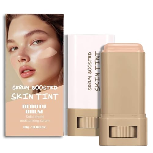Beauty Balm Serum Boosted Skin Tint – Hydrating Tinted Moisturizer Foundation Stick, Portabl Moisturizing Contour Stick for Face Makeup (Colour, # 05) von HQDA