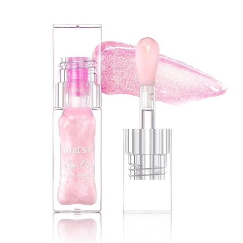 Magic Color Changing Moisturizing Lip Glow Oil, Plumping Shimmer Liquid Lipstick, Hydrating Jelly Lip Gloss Lip Balm, Glitter Lip Tint Lip Glaze Fresh Texture Lip Oil (# Color B) von HQDA