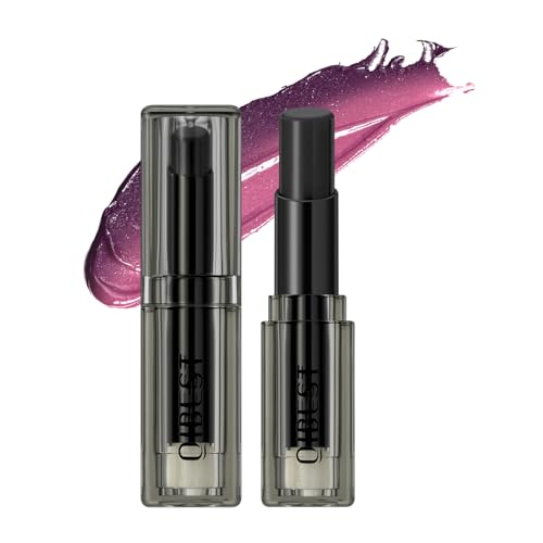 Colour Changing Lip Balm & Cheek Tint – Moisturising Lipstick with Long-Lasting Hydration, Natural PH Adjustable Tint for Lips & Cheeks (#Black) von HQDA